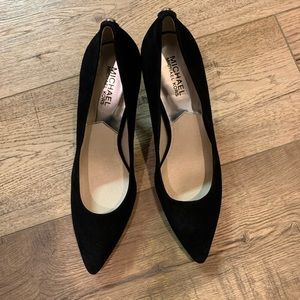 Michael Kors black suede pumps - never been worn!